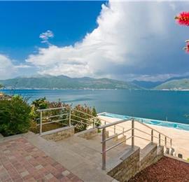 5 bedroom villa with two pools near Tivat, sleeps 10